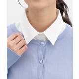 付け襟 レギュラーカラー 無地 | Honeys | 詳細画像2 