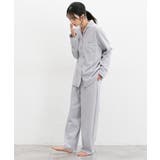 サックスグレー | ルームウェア 部屋着 上下セット | Honeys