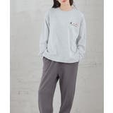 グレー×スミクロ | ルームウェア 部屋着 上下セット | Honeys