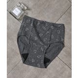 グレー×クマ | ショーツ サニタリーショーツ深め 防水 | Honeys