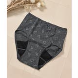 グレー×クマ | ショーツ サニタリーショーツ深め 防水 | Honeys