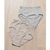 ベージュ×グレー | ショーツ 下着 アンダーウェア | Honeys