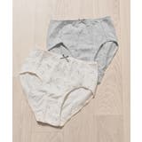 オフ×杢グレー | ショーツ 下着 アンダーウェア | Honeys