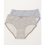 ブルー×グレー | 着 アンダーウェア ショーツ | Honeys