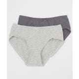 濃グレー×グレー | 下着 アンダーウェア ショーツ | Honeys