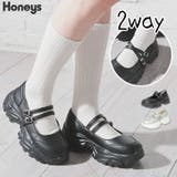 靴 シューズ ダブルベルトシューズ | Honeys | 詳細画像1