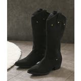 ブラックスエード | ブーツ 靴 シューズ | Honeys