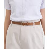 キャメル | ベルト ナローベルト フェイクレザー | Honeys