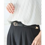 クロゴールド | ベルト 合皮 金具使い | Honeys