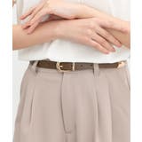 ブラウン | ベルト 合皮 金具使い | Honeys