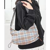 ブルー×チャ | ショルダーバッグ バッグ 鞄 | Honeys