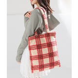 アイボリー×アカ | トートバッグ バッグ 鞄 | Honeys