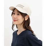 アイボリー | 帽子 キャップ ロゴキャップ | Honeys