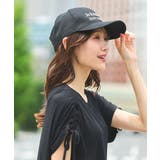 ブラック | 帽子 キャップ ロゴキャップ | Honeys