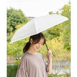 アイボリー／ネコ | 傘 折り畳み傘 晴雨兼用 | Honeys