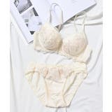 クリーム | 下着 アンダーウェア ブラセット | Honeys