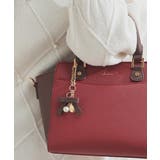 アカ×ブラウン | ハンドバッグ バッグ 鞄 | Honeys