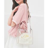 パールベージュ | クリアバッグ 巾着 バッグ | Honeys