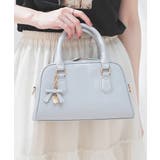 サックスグレー | ハンドバッグ バッグ 鞄 | Honeys