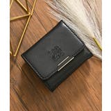 ブラック | 財布 ウォレット コンパクト | Honeys