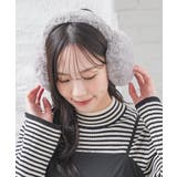 グレー | イヤーマフラー 耳あて フェイクファー | Honeys