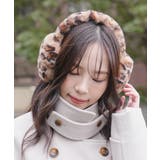 ヒョウ柄 | イヤーマフラー 耳あて フェイクファー | Honeys