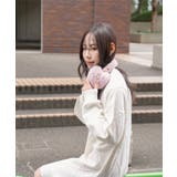 イヤーマフラー 耳あて フェイクファー | Honeys | 詳細画像3