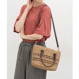 ベージュ×チャ | ハンドバッグ バッグ 鞄 | Honeys