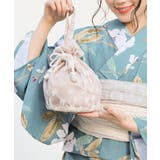 リボン柄レース | 巾着 浴衣 和小物 | Honeys