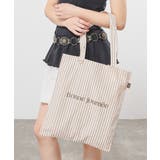 ベージュ×チャ | トートバッグ バッグ 鞄 | Honeys