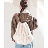 ピンク花柄 | リュック バッグ 鞄 | Honeys