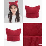 帽子 ニット帽 ネコ耳 | Honeys | 詳細画像14