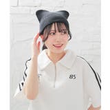 帽子 ニット帽 ネコ耳 | Honeys | 詳細画像5 