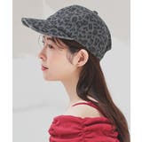 クロヒョウ柄 | 帽子 キャップ ロゴ | Honeys