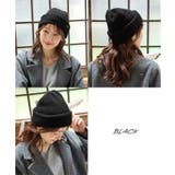 帽子 ニット帽 プレート付き | Honeys | 詳細画像5 