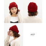 帽子 ニット帽 プレート付き | Honeys | 詳細画像7 