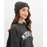 帽子 ニット帽 プレート付き | Honeys | 詳細画像8 