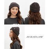 帽子 ニット帽 プレート付き | Honeys | 詳細画像9 