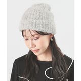 ライト杢グレー | 帽子 ニット帽 リブ編み | Honeys