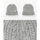 帽子 ニット帽 ケーブル編み | Honeys | 詳細画像14 