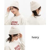 帽子 ニット帽 ケーブル編み | Honeys | 詳細画像5 