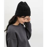 帽子 ニット帽 ケーブル編み | Honeys | 詳細画像6 