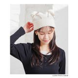 帽子 ニット帽 リボン付き | Honeys | 詳細画像13 