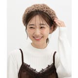 ヒョウ柄 | 帽子 ベレー帽 シャギー | Honeys