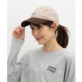 ベージュ×チャ | 帽子 キャップ ロゴ | Honeys