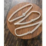 ベルト ゴムベルト パールビーズ | Honeys | 詳細画像12 