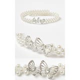 ベルト ゴムベルト パールビーズ | Honeys | 詳細画像7 