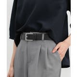 黒マットシルバー | ベルト 太ベルト 角バックル | Honeys