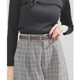 ダークブラウン | ベルト ハートホール ハートバックル | Honeys