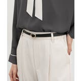 クロゴールド | ベルト 細ベルト 合皮 | Honeys